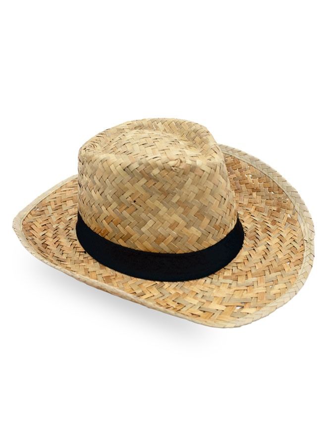 YANEK قبعة رعاة البقر المصنوعة من القش - Image 1