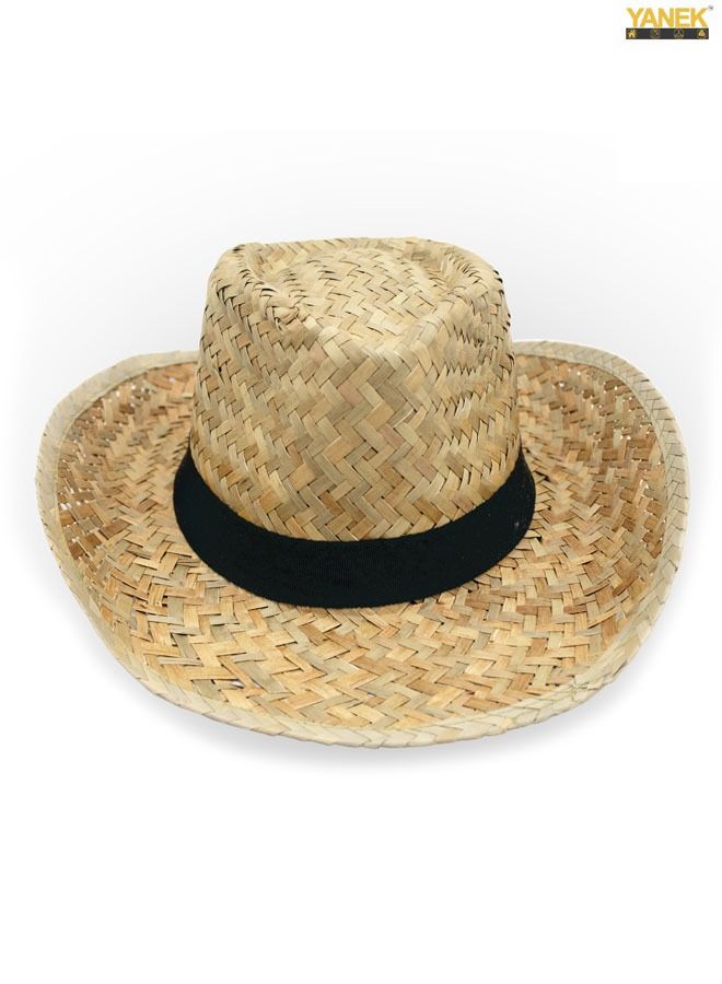 YANEK قبعة رعاة البقر المصنوعة من القش - Image 2