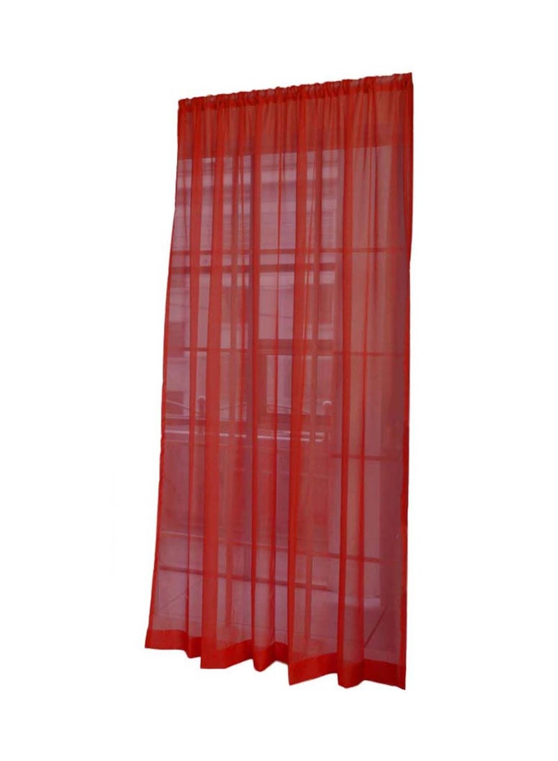 NIBEMINENT Living Room Window Curtain Red 35x2x20centimeter - Image 1