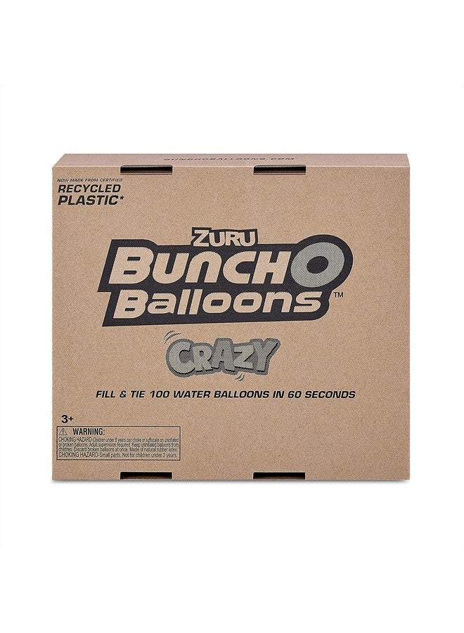 بانش أو بالون مجموعة بالونات Bunch O Balloons Crazy Colour 200+ بالون مائي سريع التعبئة ذاتي اللحام (عبوة من 6 قطع) - مطاط، متعدد الألوان - Image 2
