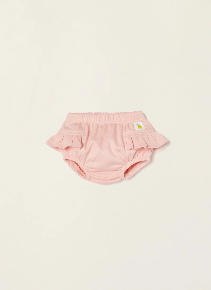 Zippy Bloomers with Ruffles for Newborn Baby Girls, Pink
