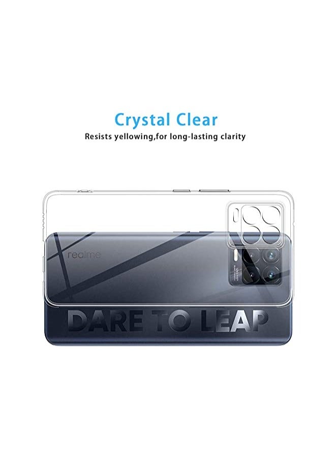 For Realme 8i Transparent Tpu Silicone Back Cover , Anti Yellowing And High Protective From Shocks Compatible For Realme 8i (6.6'') (Transparent) - Image 3