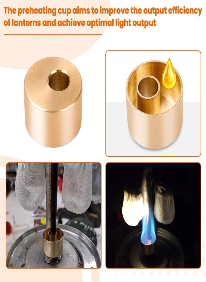 LVACODV Kerosene Lantern Preheater Cup for Coleman Lanterns - Brass Lantern Accessory, Fits Coleman Lantern Parts (Part Number 2015101) - Image 5