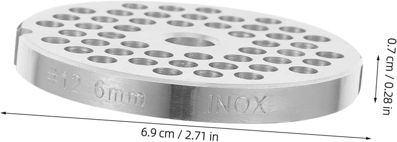 Stainless Steel Meat Grinder Plate Disc for Sausage Making Compatible Meat Grinders Grinding Plate for Kitchen Use - Image 2