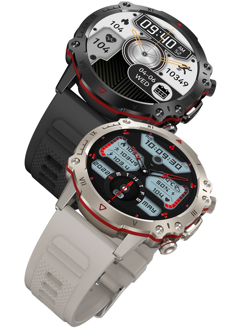 RollsTimi  Men's Smartwatch 1.39" IPS HD-Display Fitness Tracker with Heart Rate Monitor Sports Smart Watch for Men - Image 2