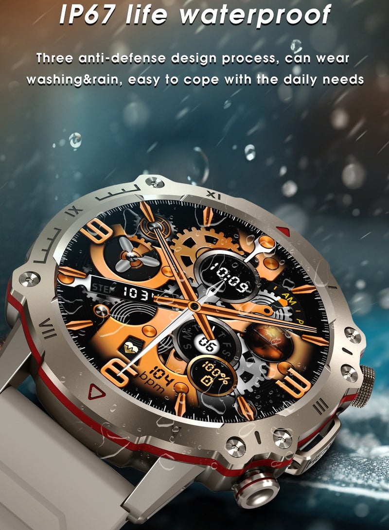 RollsTimi  Men's Smartwatch 1.39" IPS HD-Display Fitness Tracker with Heart Rate Monitor Sports Smart Watch for Men - Image 4