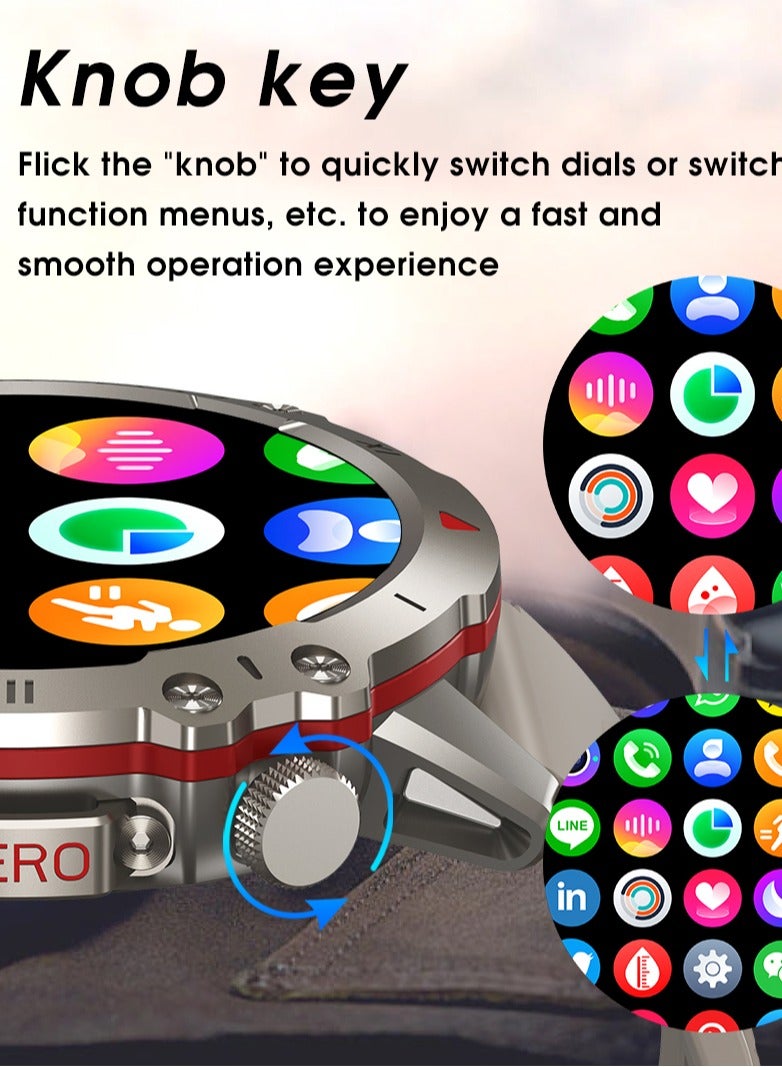 RollsTimi  Men's Smartwatch 1.39" IPS HD-Display Fitness Tracker with Heart Rate Monitor Sports Smart Watch for Men - Image 5