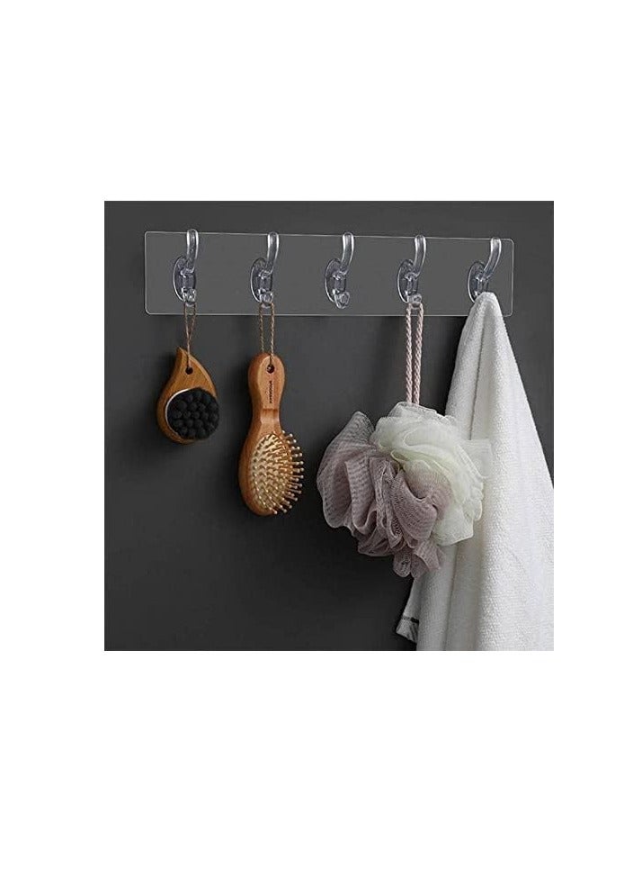 6 Hook Flexible Silicone Stick Hanger 40Cmx8Cm  - Image 2