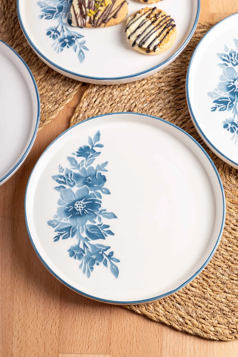 FH finehome Sprig 6 Piece Cake Set 20CM