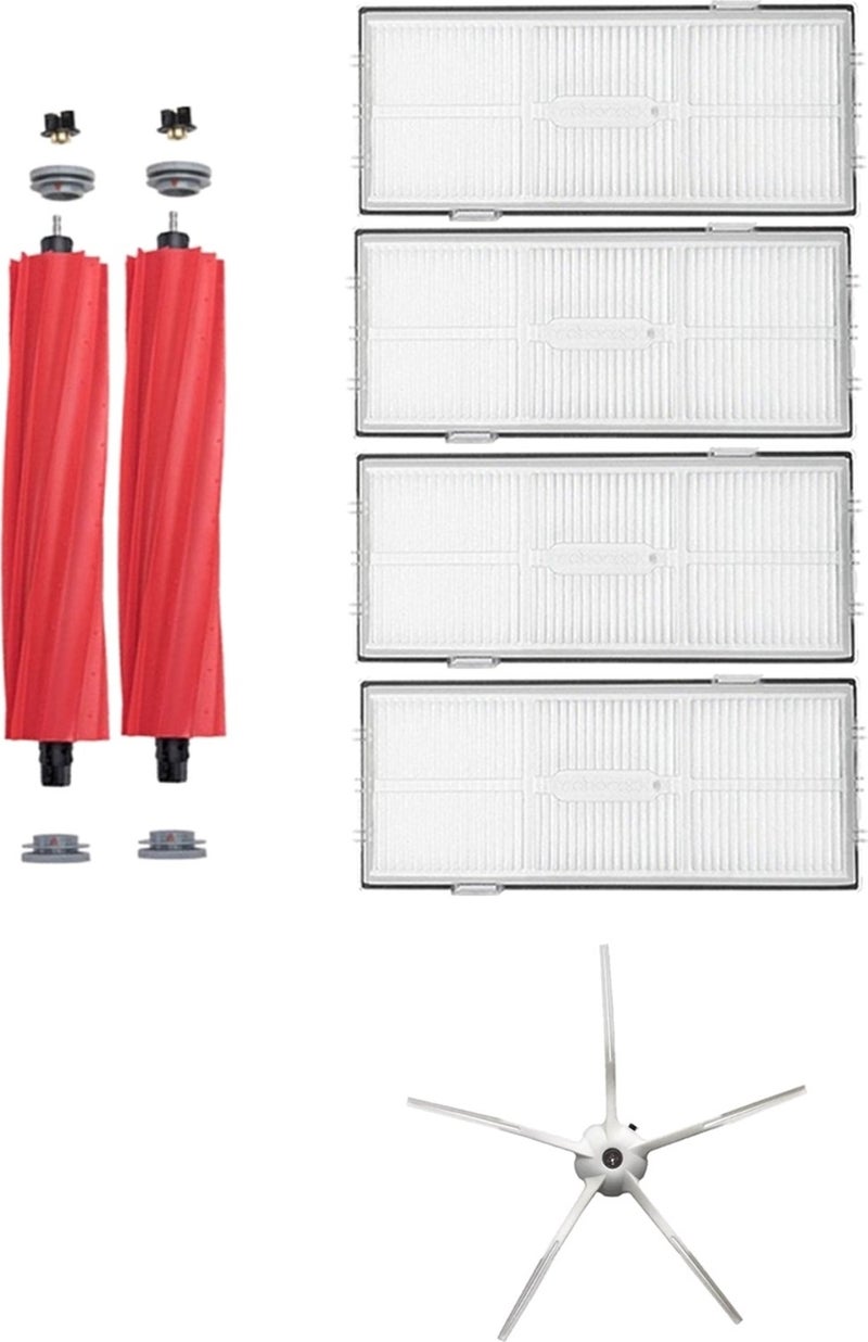 Roborge 7-Piece Spare Parts Set Compatible with Roborock S7 Max V Ultra Robot Vacuum Cleaner 
