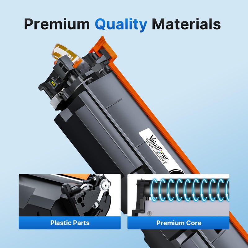 Valuetoner خراطيش حبر 210A 4 عبوات (مع شريحة) - بديل لخراطيش حبر HP 210A 210X لطابعة HP Color LaserJet Pro MFP 4301fdw، MFP Pro 4301fdn 4201dw 4201dn 4301 4201 سلسلة الطابعات W2100A - Image 4