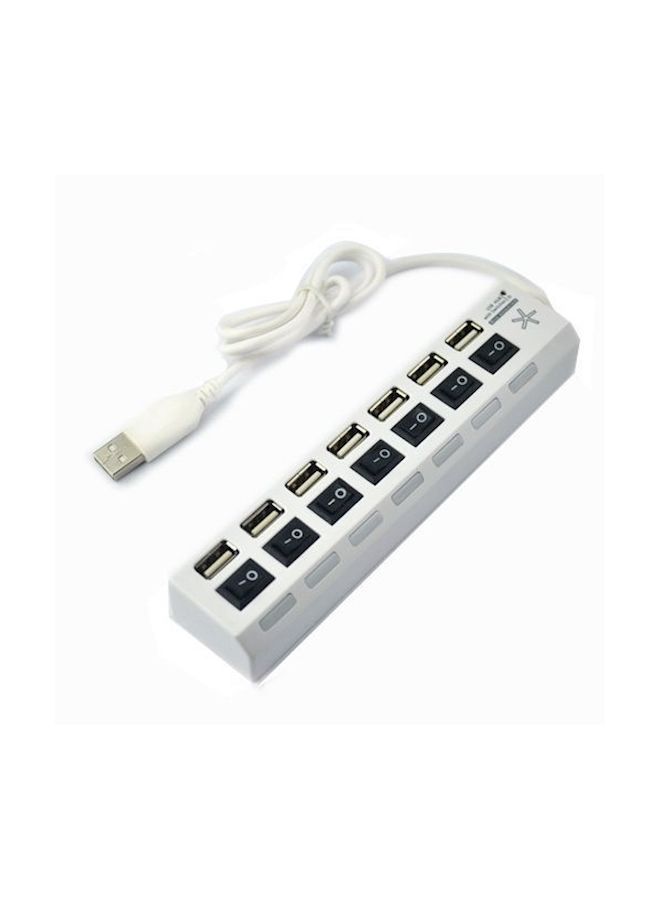 NIBEMINENT Usb 2.0 Hub Adapter White  - Image 3