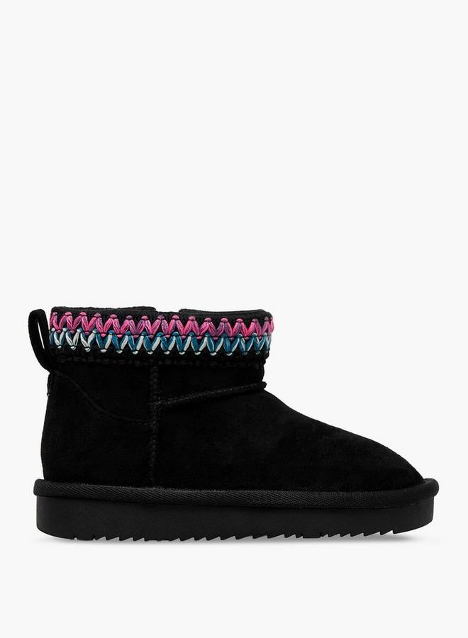 JUNIORS Girls' Zip Closure Ankle Boots - Image 1