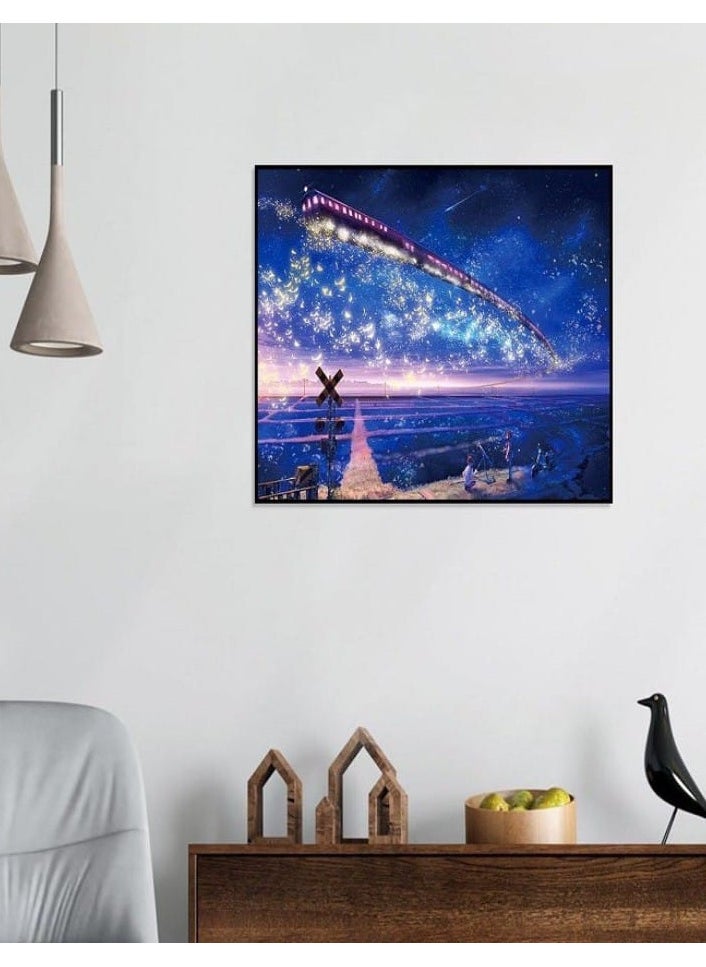 null - Starry Sky Train Puzzle Set, 1000 Pieces - Multicolor - Image 1