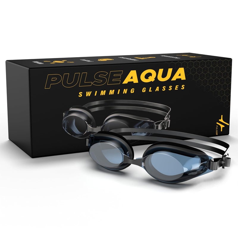 PulseITAqua Swim Goggles with Anti-Fog Swimming Goggles for Adult Men, Women, Youth & Kids Perfect for Swimming, Pool, and Outdoor Activities - Image 1