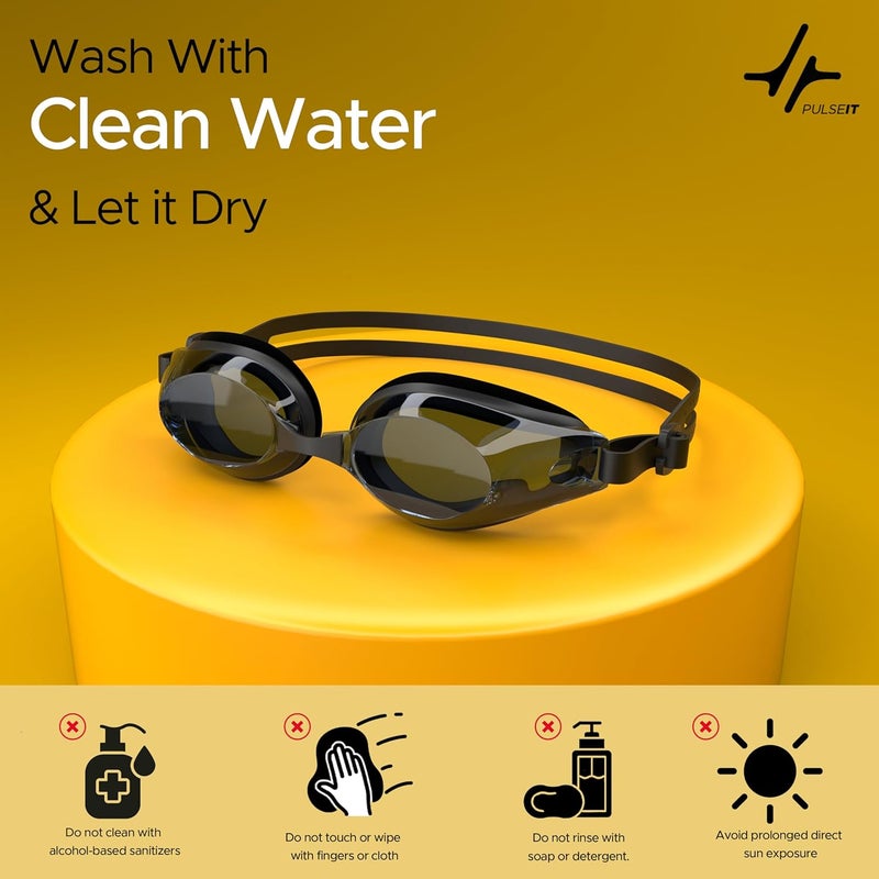 PulseITAqua Swim Goggles with Anti-Fog Swimming Goggles for Adult Men, Women, Youth & Kids Perfect for Swimming, Pool, and Outdoor Activities - Image 4
