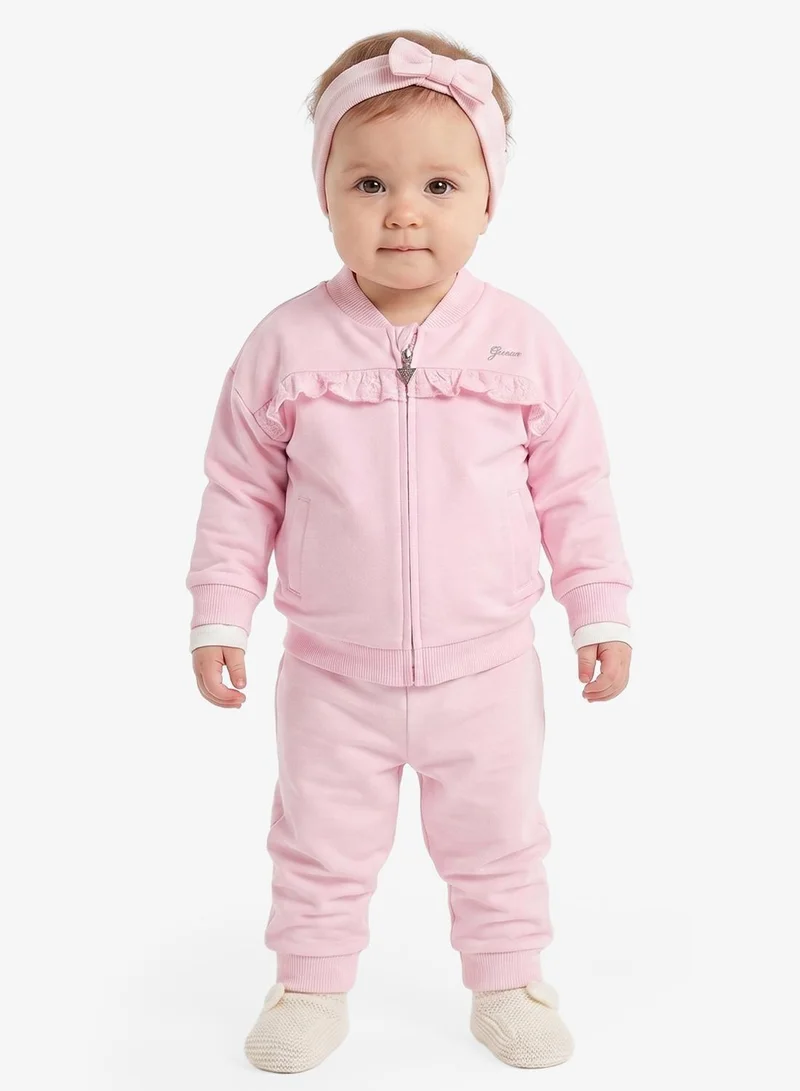 GUESS Infant Logo Zip Through Hoodie