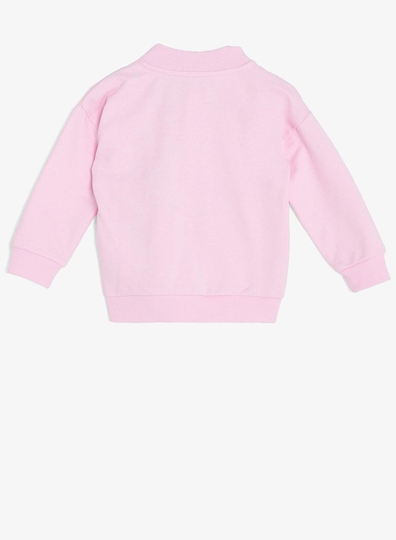 GUESS Infant Logo Zip Through Hoodie - Image 3