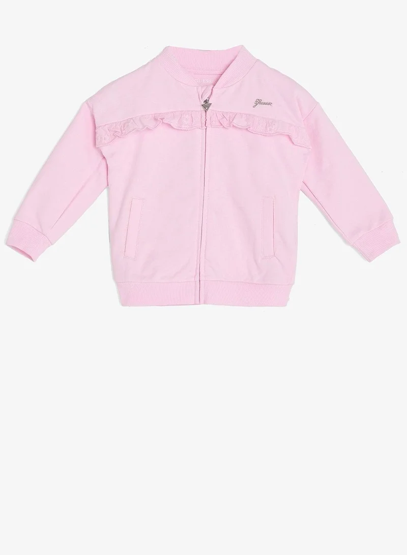 GUESS Infant Logo Zip Through Hoodie