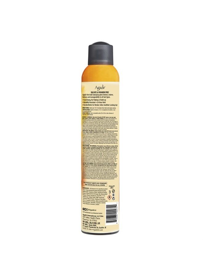 Agadir Volumizing Firm Hold Hair Spray, 10.5 oz - Image 1
