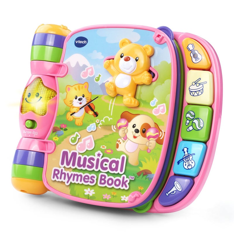 VTech Musical Rhymes Book Pink - Image 4