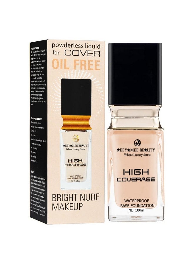 adbeni High Coverage Foundation Spf-15 30Ml | Smooth, Silky & Slay | Buildable, All-Day Wear & Naturally Radiant Complexion | All Skin Types | Sand Beige (Shade-02) - Image 1