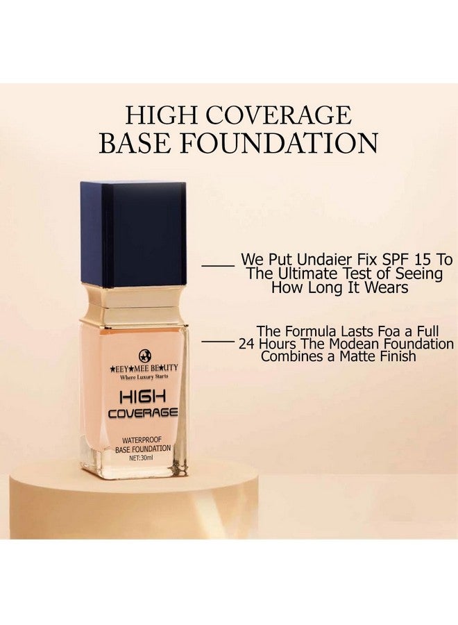 adbeni High Coverage Foundation Spf-15 30Ml | Smooth, Silky & Slay | Buildable, All-Day Wear & Naturally Radiant Complexion | All Skin Types | Sand Beige (Shade-02) - Image 2