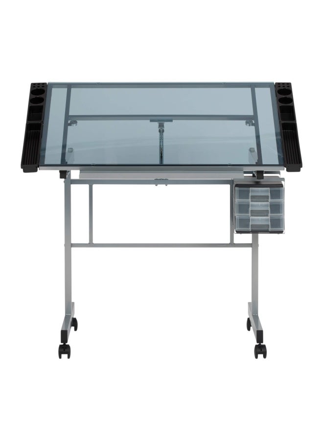 SD STUDIO DESIGNS Studio Designs 10053 Vision Craft Station In Silver Blue Glass  - Image 4