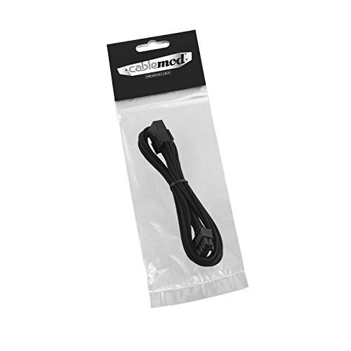 CableMod Classic ModFlex Sleeved 8-pin PCI-e Extension (Black + White, 45cm) - Image 3