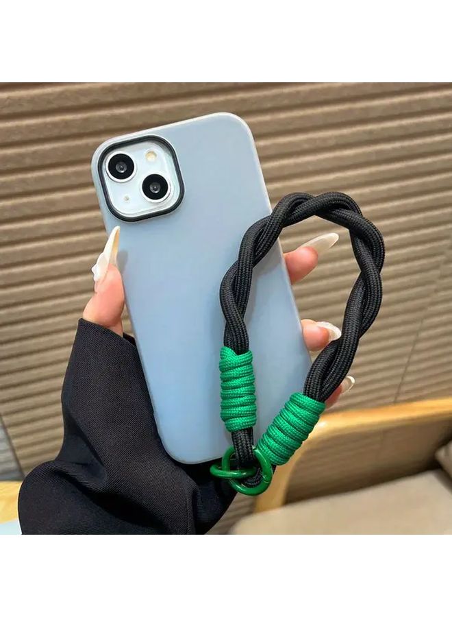 حافظة هلامية متعددة الألوان مع حزام رقبة لهاتف iPhone 13 Pro Max، حماية من السقوط - Image 1