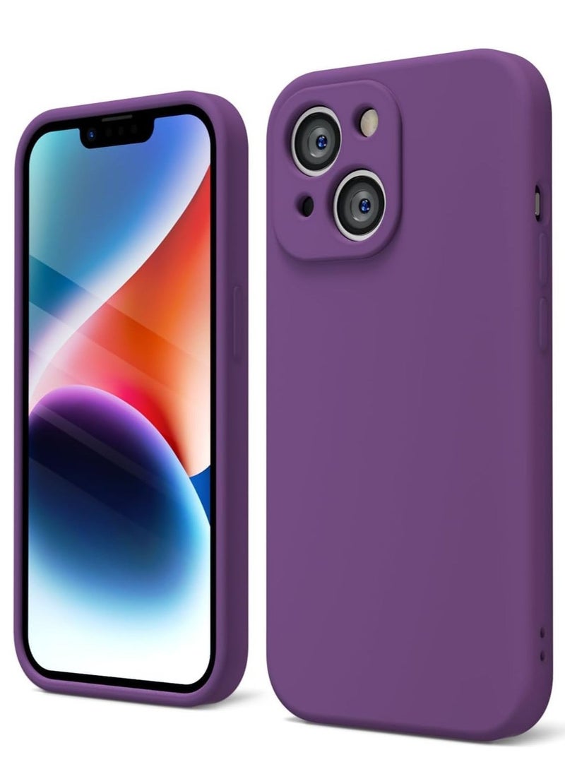 Raxoom ELTRAZONE Case Compatible with iPhone 15 Phone Case Liquid Silicone Grip, Cute Thin Slim Soft Rubber TPU Plain Smooth Gel Cover, Matte Protective & Shockproof Heavy Duty Protection - Image 1