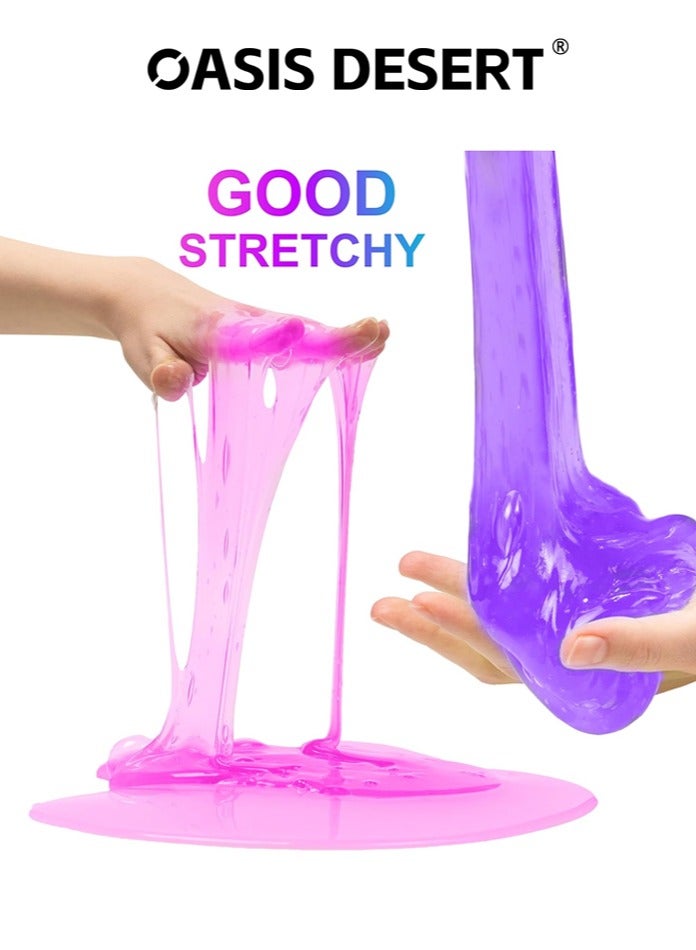 OASIS DESERT Crystal Slime 24 Color Deluxe Edition with Accessories DIY Slime Making Set The Perfect Gift for Kids - Image 2
