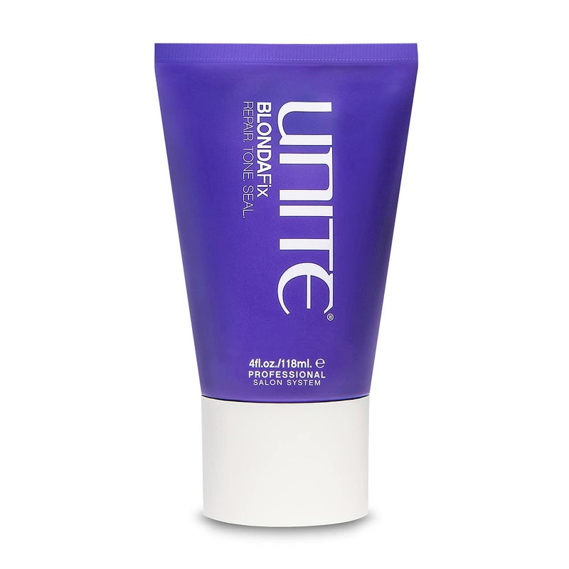 UNITE Hair - BLONDA Fix - Ultra-Violet Treatment for Blonde, Gray & Highlighted Hair - Repairs, Strengthens & Tones - Prevents Damage & Reduces Blow Dry Time, 4 Fl Oz - Image 1