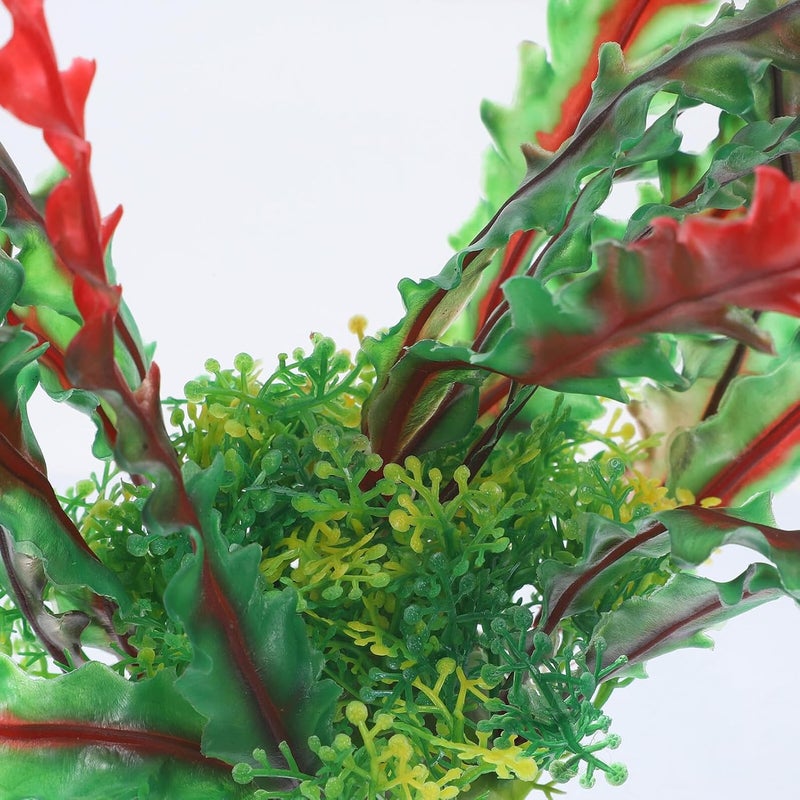 2pcs Aquarium Plant Decorations Tall Plastic Fish Tank Plants for Betta Fish Artificial Aquarium Grass and Aquatic Habitat Enhancements - Image 4