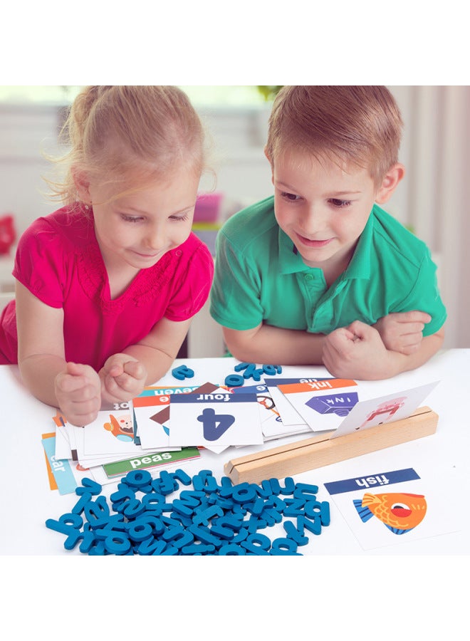 لعبة تهجئة الكلمات الساخنة باللغة الإنجليزية مكونة من 26 حرفًا لتعليم الطفولة المبكرة وممارسة التهجئة المعرفية وقراءة ألعاب التعليم في مرحلة الطفولة المبكرة - اللون: لعبة الكلمات التهجئة - Image 3