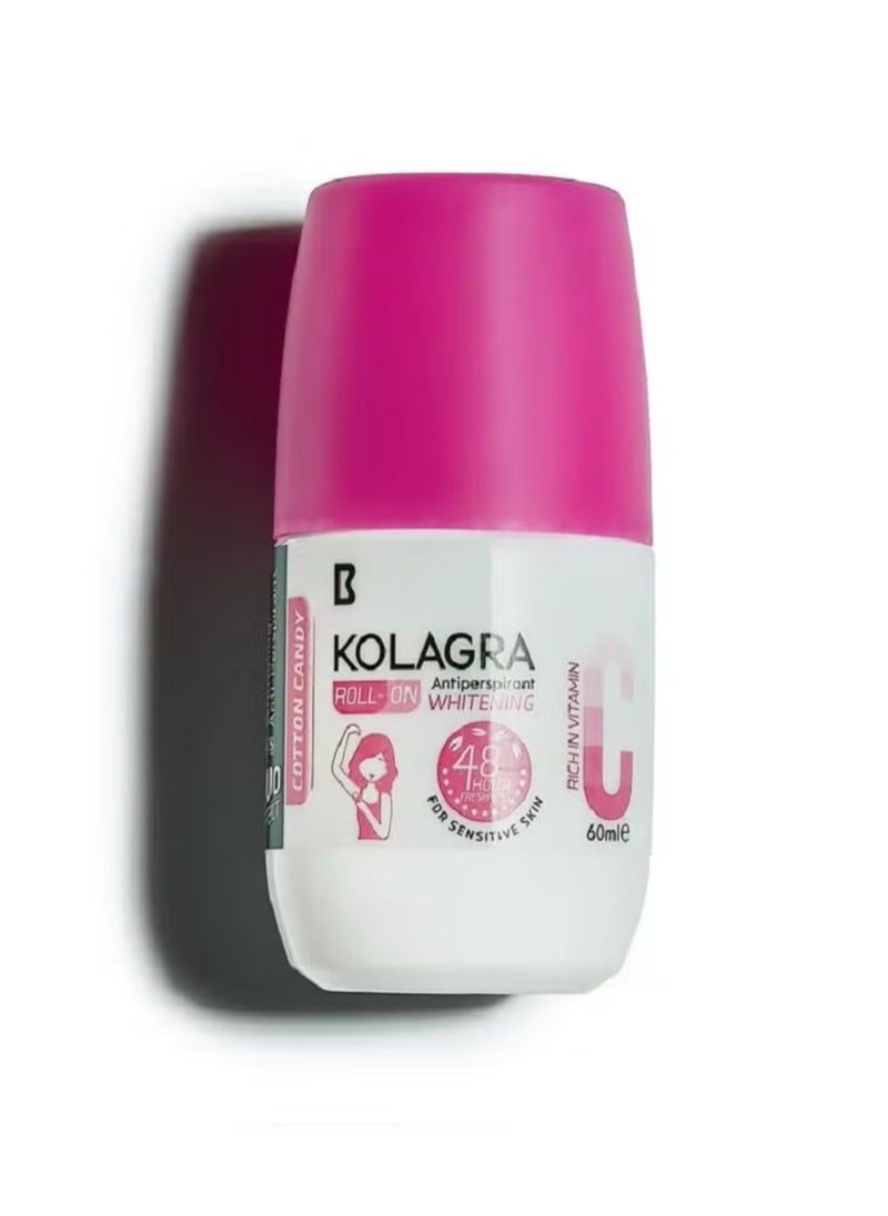 KOLAGRA Whitening Roll on 2*1 Cotton Candy 1Pcs  - Image 1