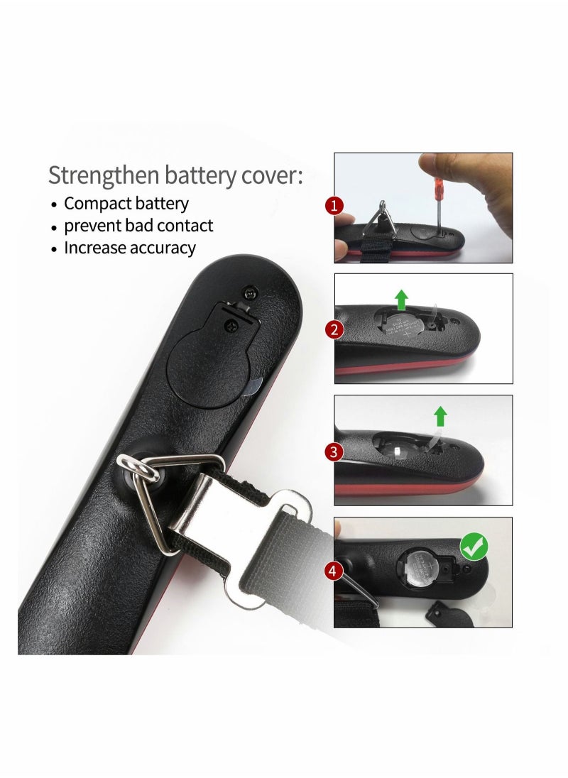 Generic - Luggage Scale, Portable Suitcase Scales Digital Hand Scale Travel Scales with Capacity Weighing Scales for Luggage Bag Backlight - Image 1