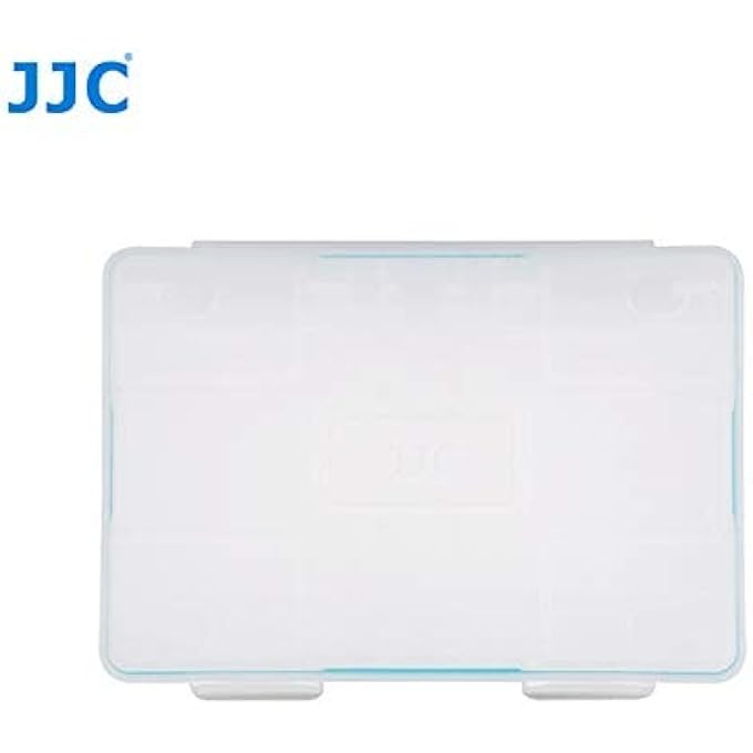 JJC BC-6 CAMERA BATTERY BOX MEMORY CARD CASE HOLDER STORAGE FOR SD SDHC SDXC MSD MICRO SD MICROSD XQD CF CARDS AA BATTERY FOR DSLR - Image 2