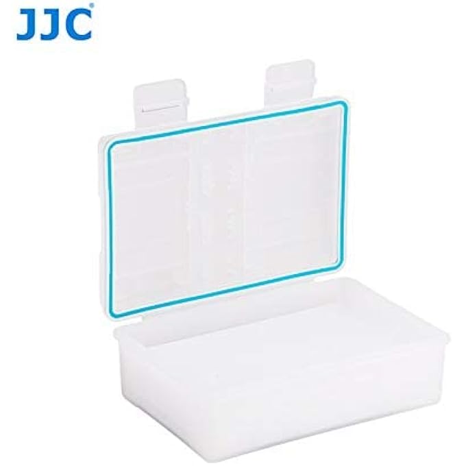 JJC BC-6 CAMERA BATTERY BOX MEMORY CARD CASE HOLDER STORAGE FOR SD SDHC SDXC MSD MICRO SD MICROSD XQD CF CARDS AA BATTERY FOR DSLR - Image 3