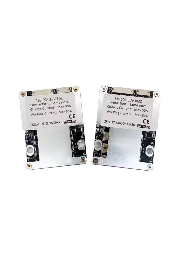 Helteko 13S 30A Lithium Battery BMS 48V Protection Board with Balancing for E-Bike / Scooter / DIY Battery Pack - Image 1