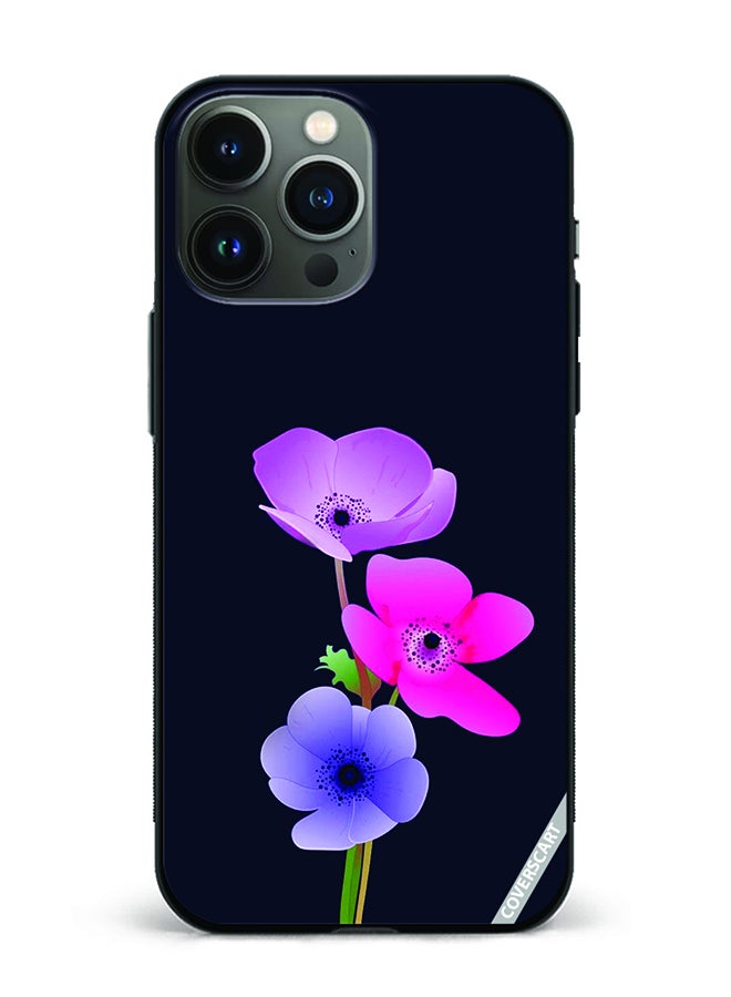 COVERSCART Protective Case Cover For Apple iPhone 14 Pro Max Flowers Design Multicolour