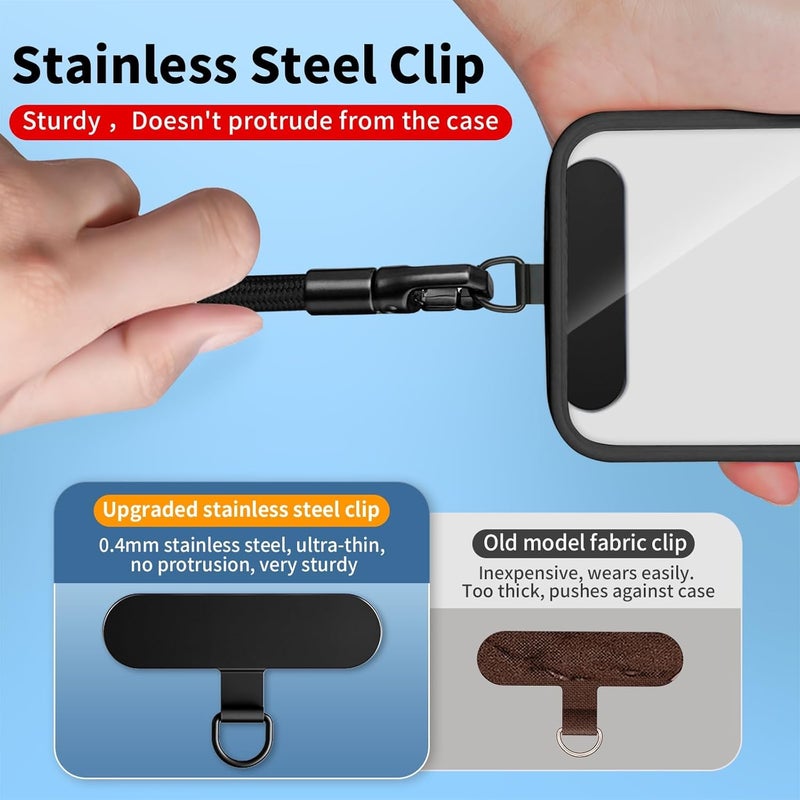 HZYH سوار معصم ال��د، سلسلة هاتف محمول متع��دة الوظائف عالمية، سوار هاتف، سلسلة يد للهاتف، تعليقة هاتف، سلسلة مفاتيح - Image 5