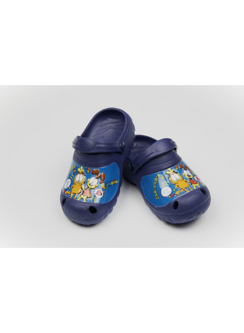 Garfield Kids Clogs – Comfortable & Durable Footwear for Boys – Dark Blue - Image 1