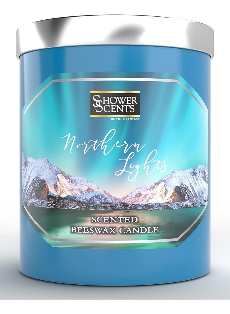 Shower Scents Shower Scents Northern Lights Perfumed Candle 230G, Green, C5346  - Image 1