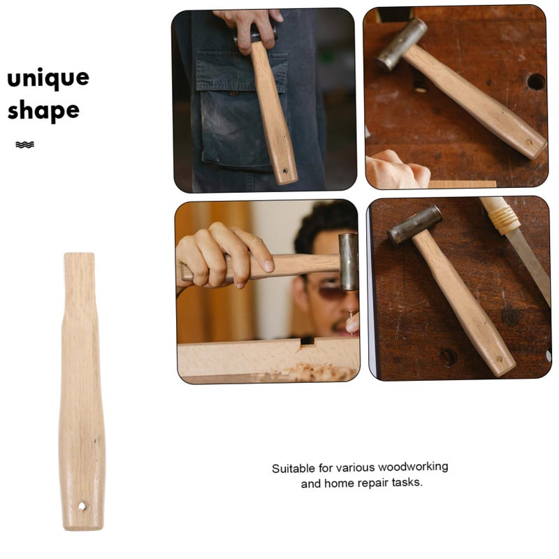 Replacement Wooden Hammer Handle Solid Wood Tool for Sledge Hammer Home Repair Woodworking - Image 4