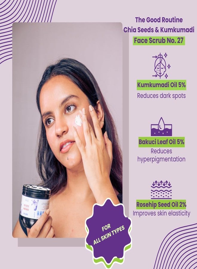 The Good Routine Chia Seeds & Kumkumadi Face Scrub No. 27 - Image 4
