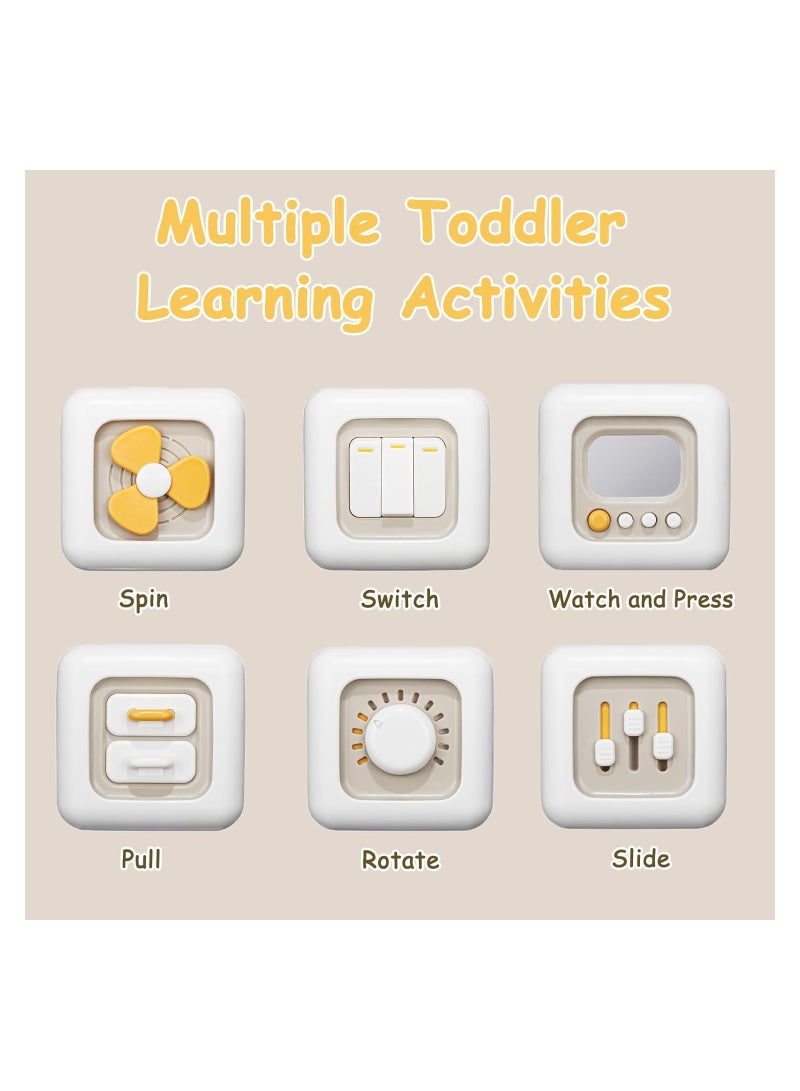 KASTWAVE Toy Rubik's Cube, Toddler Busy Cube -Educational Travel Toy for 1-3-Year-Olds, Promotes Fine Motor Skill Development, Ideal 1st Birthday Gift for 12-month-olds - Image 3