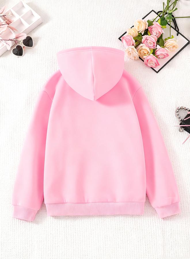 Take Two Graphic Printed Pocket Detail Hoodie - Image 2