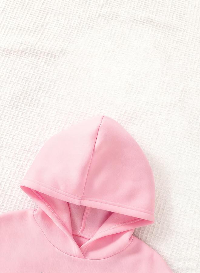 Take Two Graphic Printed Pocket Detail Hoodie - Image 3