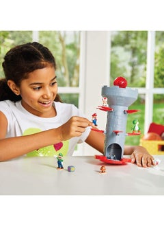 Epoch Epoch Games Super Mario Blow Up! Shaky Tower Balancing Game - Tabletop Skill and Action Game with Collectible Super Mario Action Figures (Pack of 1)  - Image 4